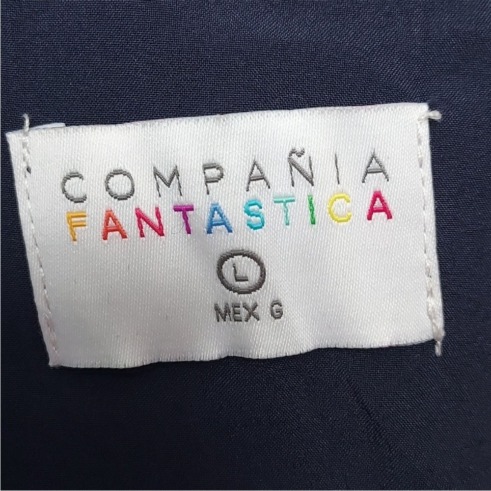 Compania Fantastica Sumo Cat Print Puffer Coat size Large - Picture 2 of 16